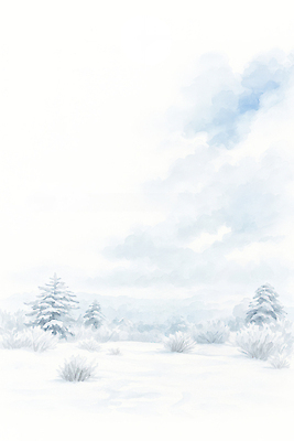 JPG 나무 여행 설경 겨울 일러스트 자연 아침 산 한국 풍경 평화 고요 흰색 눈 부드러움 조용 한라산 국내일러스트 AI일러스트 AI콘텐츠 주간 자연요소 식물 계절 아시아 컬러 컨셉 날씨 제주도 감각 생태계 파일형식