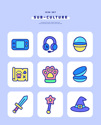 음향기기 상상 파일형식 벡터 게임기 헤드폰 마법지팡이 캐릭터 판타지 마법 지도 장신구 장비 테마 디자인 그래픽 AI파일 일러스트 국내일러스트