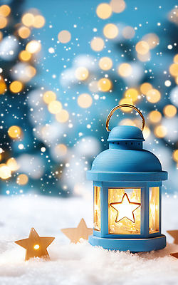 JPG 편집이미지 별 크리스마스 겨울 조명 따뜻함 풍경 장식 빛 랜턴 청록색 홀리데이 탐폰 이미지편집 AI컴퓨터그래픽 AI콘텐츠 자연요소 계절 기념일 컬러 휴가 여성용품 파일형식