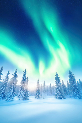 JPG 나무 편집이미지 컬러 겨울 야경 자연 하늘 아이슬란드 풍경 빛 차가움 숲 신비 북극 오로라 편집실사 AI컴퓨터그래픽 AI콘텐츠 식물 계절 유럽 컨셉 자연현상 야간 극지방 CG 생태계 파일형식 풍경_경치