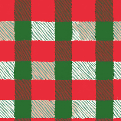 디자인 계절 기념일 컬러 무늬 직물 감각 파일형식 체크무늬 패턴 빨간색 초록색 베이지색 편안함 따뜻함 패브릭 스타일 주방 오브젝트 인테리어 문화 생동감 겨울 선물 모임 국내일러스트 일러스트 JPG 크리스마스
