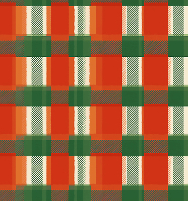 디자인 기념일 컬러 가구 컨셉 무늬 내부 확인 파일형식 체크표시 패턴 직물 주황색 초록색 흰색 실내 인테리어 탁자 의자 커버 따뜻함 화사함 질감 조화 백그라운드 장식 국내일러스트 일러스트 JPG 체크무늬 크리스마스