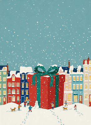 건축물 계절 기념일 감정 다수 관계 놀이 사람 반려동물 개 파일형식 크리스마스 선물 마을 겨울 여러명 강아지 즐거움 눈사람 거리 장식 축제 컬러 건물 모션 존경 놀이터 가족 친구 국내일러스트 일러스트 JPG