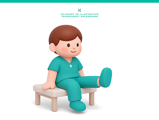 가구 컨셉 사람 라이프 치료 3D 의료진 디지털합성 파일형식 의사 캐릭터 귀여움 의자 옷 의학 어린이 디자인 일상 건강 PSD 편집3D 편집이미지 도수치료