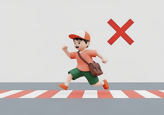 JPG 편집이미지 옷 도로 어린이 신발 이동 가방 거리 표정 경고 안전 달리기 산책 보행자 교차로 교통안전 편집3D AI컴퓨터그래픽 AI콘텐츠 잡화 길 컨셉 교통시설 모션 휴식 사람 3D 파일형식