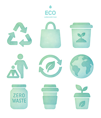 문자 자연 날씨 환경 그린캠페인 변화 보호 사회이슈 친환경 파일형식 재활용 기호 지구 식물 제로웨이스트 자연보호 수분_꽃가루 도시 방법 기후변화 PSD 수채화 일러스트 국내일러스트