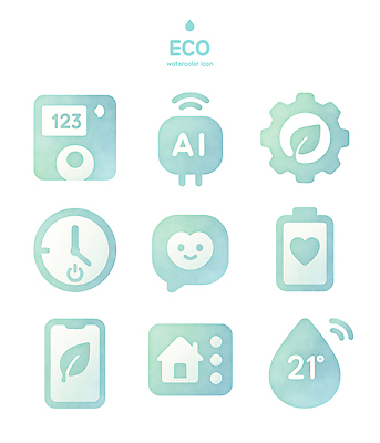 모양 핸드폰 스마트기기 미술도구 파일형식 디자인 그래픽 물감 환경 기술 자동화 시계 스마트폰 건전지 자료 기어 하트 PSD 수채화 일러스트 국내일러스트