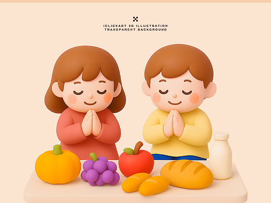 PSD 편집이미지 음식 빵 채소 과일 가족 탁자 포도 따뜻함 우유 기도 사과 감사 순간 Pumpkin 편집3D 감정 가구 관계 유제품 3D 파일형식