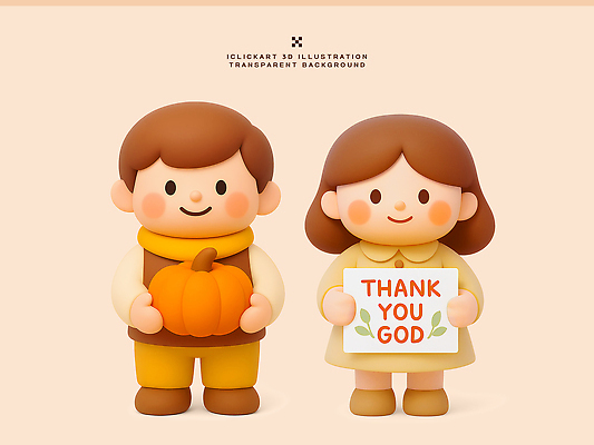PSD 편집이미지 캐릭터 행복 호박 소녀 소년 친구 농장 3D 귀여움 표현 메시지 감사 색감 편집3D 여자 남자 감정 어린이 컨셉 농업 채소 관계 디지털합성 파일형식