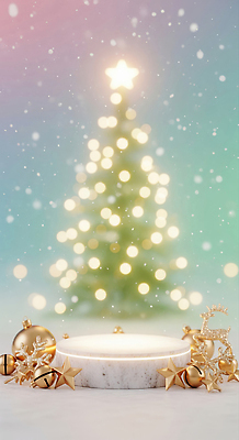 JPG 편집이미지 별 백그라운드 크리스마스 겨울 공 조명 따뜻함 장식 크리스마스트리 축제 금색 분위기 연말 이미지편집 AI컴퓨터그래픽 AI콘텐츠 자연요소 계절 기념일 컬러 컨셉 파일형식