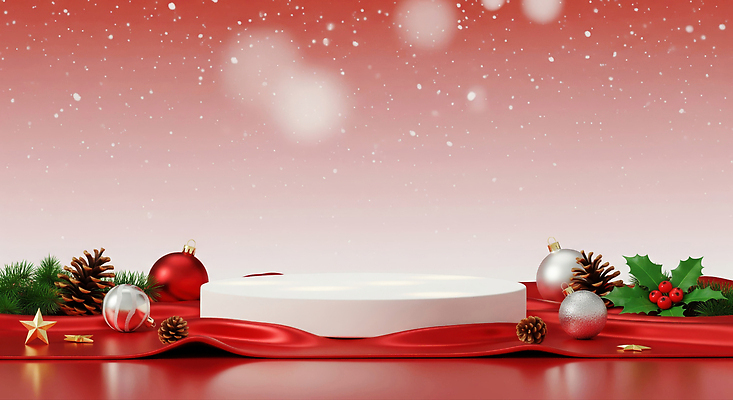 JPG 편집이미지 감정 별 상징 백그라운드 크리스마스 탁자 장식 빨간색 축제 모임 소나무 유리구슬 이미지편집 AI컴퓨터그래픽 AI콘텐츠 자연요소 나무 기념일 컬러 가구 유리 구슬 파일형식