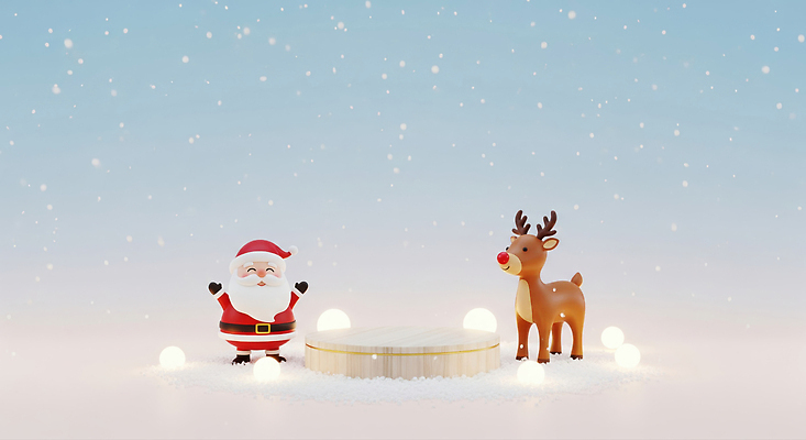 JPG 동물 편집이미지 캐릭터 행복 크리스마스 겨울 가족 조명 장식 산타클로스 축제 기쁨 장면 연휴 순록 이미지편집 AI컴퓨터그래픽 AI콘텐츠 계절 기념일 감정 관계 공휴일 파일형식