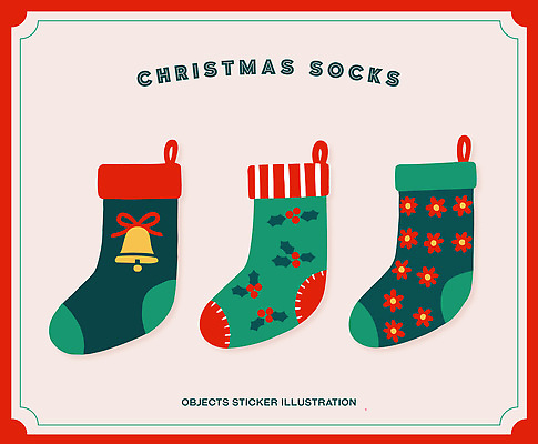 디자인 기념일 열매 꽃 감정 컬러 스티커 크리스마스 패턴 일러스트 양말 선물 장식 크리스마스트리 축제 초인종 분위기 오브젝트 연말 홀리데이 국내일러스트 AI파일 식물 컨셉 무늬 휴가 이벤트 종 파일형식 벡터