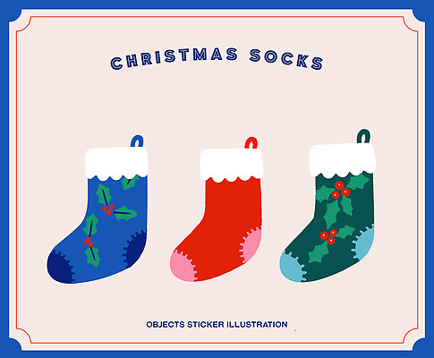 전통 디자인 예술 컬러 크리스마스 겨울 일러스트 가족 양말 주택 따뜻함 선물 장식 축제 색칠 즐거움 국내일러스트 AI파일 계절 기념일 감정 관계 건물 파일형식 벡터