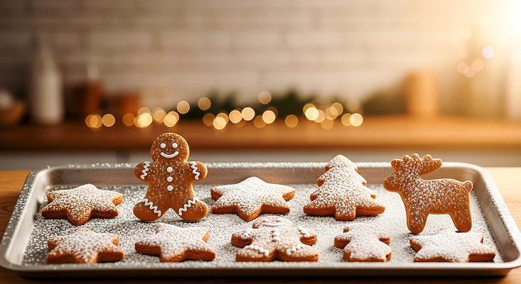 JPG 모양 편집이미지 크리스마스 겨울 요리 장식 쿠키 과자 주방 축제 오븐 준비 제빵 진저쿠키 편집실사 계절 기념일 디저트 제과제빵 가전제품 CG 파일형식