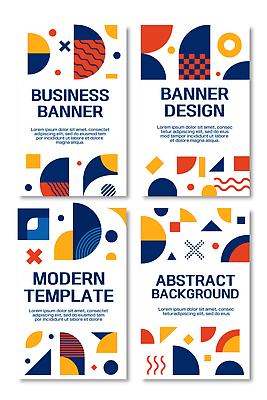 모양 도형 템플릿 디자인 배너 배너템플릿 컬러 백그라운드 비즈니스 추상 그래픽 모던 기하학 구성 창의성 스타일 AI파일 무늬 파일형식 벡터