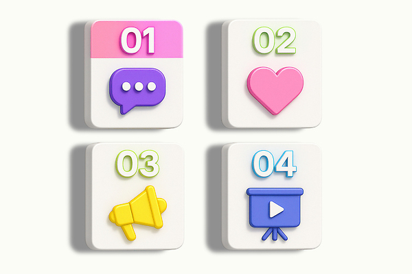 모양 PSD 편집이미지 디자인 컬러 대화 그래픽 확성기 인포그래픽 정보 하트 표현 프레젠테이션 소통 반응 소셜네트워크 소셜미디어 이미지편집 컨셉 말하기 파일형식