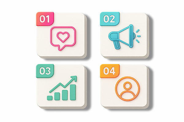 PSD 편집이미지 디자인 백그라운드 이야기 그래픽 스피커 블록 인포그래픽 성장 하트 알림 이미지 소통 서류판 소셜네트워크 소셜미디어 사용자 이미지편집 모양 음향기기 컨셉 사무용품 파일형식