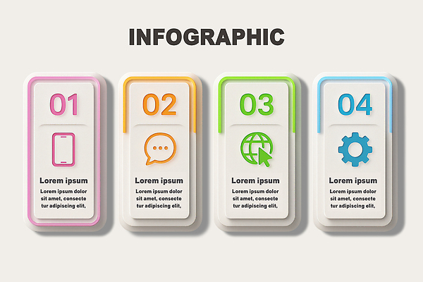 도형 PSD 편집이미지 디자인 컬러 그래프 설명 자료 인포그래픽 일렬 소셜네트워크 콘텐츠 이미지편집 모션 파일형식