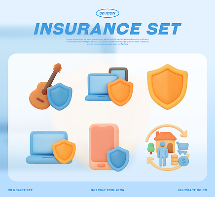 PSD 편집이미지 디자인 안전 그래픽 노트북 스마트폰 세트 3D 디지털 기타 도구 보호 방패 보험 편집3D 컨셉 현악기 전자제품 핸드폰 스마트기기 디지털합성 파일형식