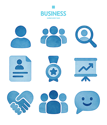 PSD 아이콘 비즈니스 그래프 협력 협상 사람 자료 정보 성장 검사_조사 약속 리더쉽 서류판 2D아이콘 사무용품 파일형식