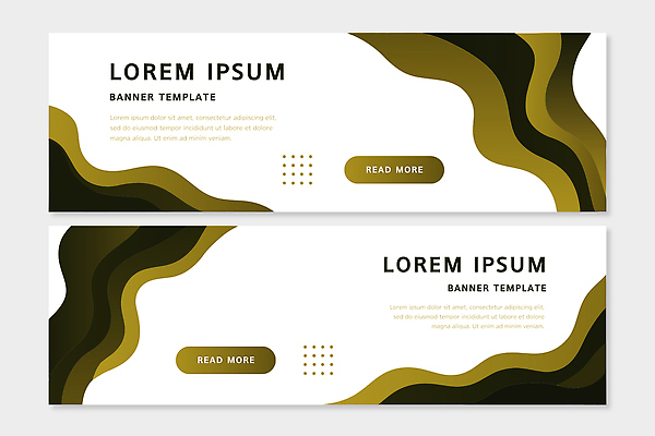 템플릿 배너 선 컬러 무늬 인터넷 가로 파일형식 벡터 디자인 곡선 클릭 접속 그래픽 모던 웹 백그라운드 알림 마케팅 배너템플릿 AI파일 검은색 금색 추상 가로배너