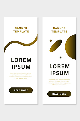 템플릿 배너 컬러 무늬 세로 파일형식 벡터 디자인 그래픽 정보 클릭 버튼 배열 비율 패턴 심플 배너템플릿 AI파일 검은색 금색 추상 세로배너