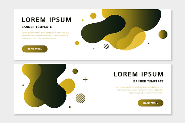 도형 템플릿 배너 컬러 무늬 가로 파일형식 벡터 디자인 홈페이지 그래픽 모던 모양 선 원형 알림 콘텐츠 백그라운드 디지털 비즈니스 배너템플릿 AI파일 검은색 금색 추상 가로배너