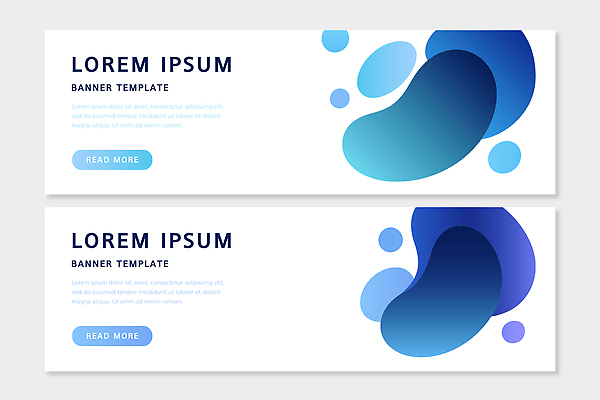 템플릿 디자인 배너 배너템플릿 가로배너 컬러 곡선 추상 그래픽 파란색 홈페이지 디지털 정보 알림 모던 AI파일 선 무늬 가로 파일형식 벡터