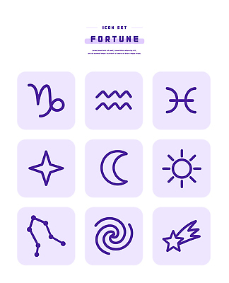 자연요소 아이콘 생태계 파일형식 벡터 운세 디자인 별자리 자연 별 달 태양 우주 컬러 백그라운드 그래픽 심볼 2D아이콘 AI파일