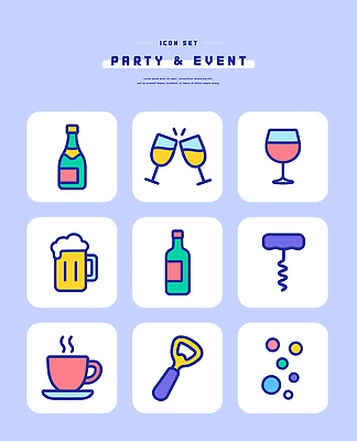 음료 일러스트 술병 잔 맥주 주류 이벤트 컵 파티 와인 축하 칵테일 맥주잔 코르크 병따개 소믈리에 국내일러스트 AI파일 식기 컨셉 술잔 병_용기 파일형식 벡터