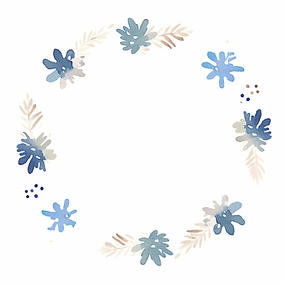 JPG 디자인 꽃 종이 예술 컬러 백그라운드 잎 겨울 일러스트 자연 수채화 프레임 실내 미술 팜플렛 그래픽 장식 파란색 화환 물감 원형 오브젝트 보테니컬아트 국내일러스트 도형 식물 계절 문화예술 내부 미술도구 생태계 파일형식