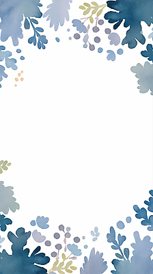 JPG 식물 디자인 꽃 예술 컬러 백그라운드 겨울 일러스트 자연 수채화 프레임 미술 장식 초록색 파란색 정원 테두리 그림 조화 뷰티풀 창작 보테니컬아트 국내일러스트 AI일러스트 AI콘텐츠 계절 문화예술 생태계 파일형식