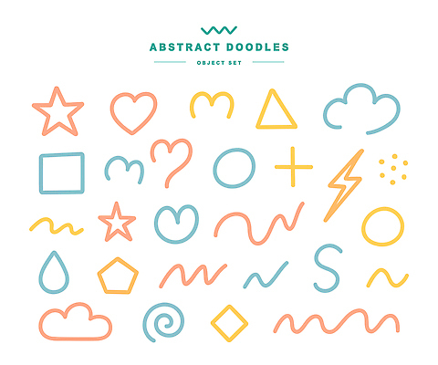 모양 도형 디자인 별 물결 선 컬러 패턴 곡선 일러스트 추상 사각형 주황색 하트 원형 삼각형 번개 기하학 다각형 국내일러스트 AI파일 자연요소 무늬 날씨 파일형식 벡터