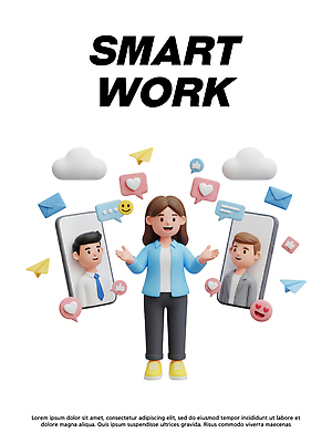 PSD 편집이미지 인터넷 비즈니스 기술 대화 사람 여러명 스마트폰 디지털 스크린 업무 네트워크 메시지 클라우드서비스 소통 편집3D 다수 컨셉 말하기 핸드폰 스마트기기 3D 작업 서비스 파일형식