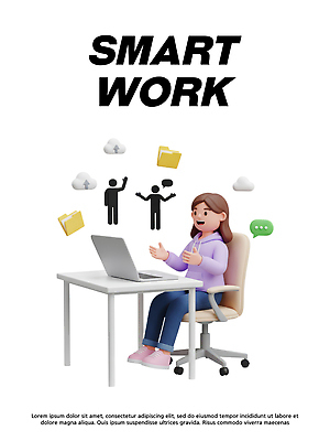 PSD 편집이미지 의자 비즈니스 탁자 협력 대화 사람 컴퓨터 사무실 업무 작업 집중 파일 클라우드서비스 편집3D 가구 컨셉 말하기 전자제품 3D 서비스 파일형식