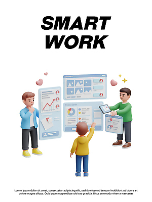 PSD 편집이미지 비즈니스 회의 그래프 아이디어 기술 여러명 스크린 자료 정보 업무 작업 분석 보고서 공유 소통 편집3D 다수 컨셉 사람 3D 파일형식