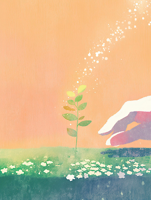 JPG 식물 손 꽃 컬러 일러스트 모션 자연 생명 씨앗 풍경 잔디 태양 환경 흙 봄 에너지 성장 땅 물주기 국내일러스트 자연요소 계절 신체부위 생태계 파일형식