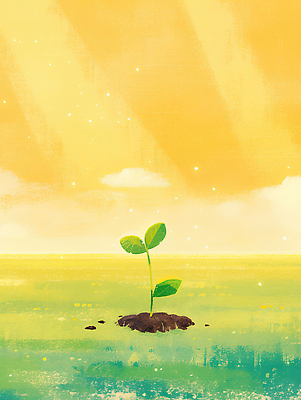 JPG 식물 잎 농업 채소 일러스트 자연 생명 날씨 씨앗 파란색 햇빛 새싹 일출 환경 농사 일몰 흙 성장 땅 생태계 원예 국내일러스트 산업 컬러 취미 태양 노을 파일형식