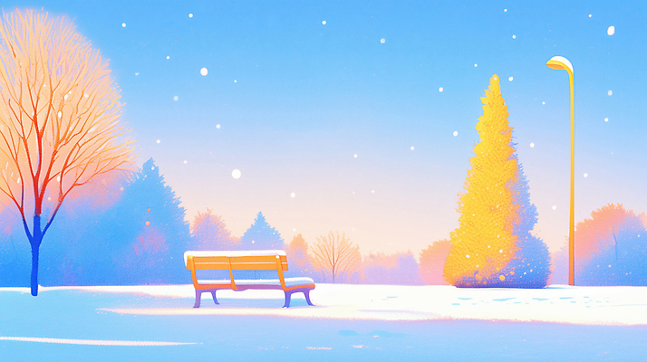 자연요소 식물 계절 공공시설 컨셉 겨울 의자 날씨 휴식 풍경 그림 생태계 파일형식 공원 나무 벤치 가로등 하늘 조명 산책 공간 자연 여행 뷰티풀 시원함 겨울풍경 풍경화 일러스트 국내일러스트 JPG 눈 눈덮임