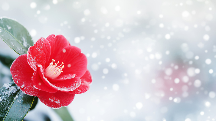 JPG 식물 편집이미지 외관 꽃잎 꽃 백그라운드 잎 겨울 자연 생명 눈꽃 빨간색 제주도 눈 차가움 동백 조화 뷰티풀 눈덮임 편집실사 AI포토 AI콘텐츠 자연요소 계절 컬러 컨셉 날씨 한국 눈_날씨 CG 생태계 파일형식