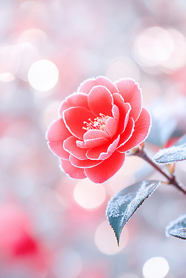 JPG 식물 편집이미지 꽃잎 꽃 화초 줄기 컬러 백그라운드 겨울 자연 생명 아침 눈꽃 빛 제주도 장미 얼음 눈 동백 뷰티풀 눈덮임 편집실사 AI포토 AI콘텐츠 주간 자연요소 계절 컨셉 날씨 한국 눈_날씨 CG 생태계 파일형식