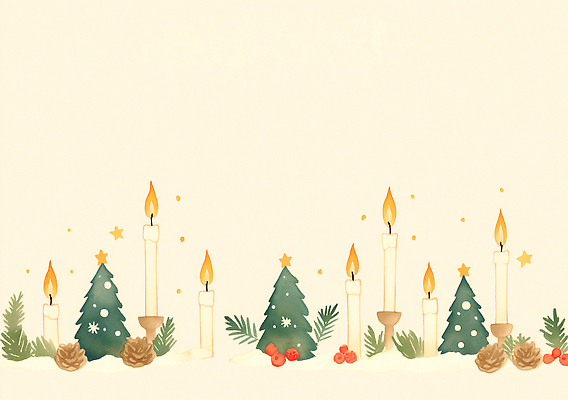 자연요소 나무 식물 계절 기념일 가구 컨셉 초 이벤트 파일형식 크리스마스 장식 촛불 소나무 겨울 백그라운드 별 감정 열매 조명 선물 파티 탁자 축제 분위기 디자인 일러스트 국내일러스트 JPG