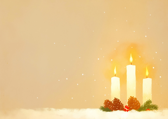 식물 계절 기념일 컨셉 크리스마스 불 생태계 파일형식 초 겨울 솔방울 잔디 장식 빛 불꽃 자연 오브젝트 뷰티풀 연말 크리스마스장식 컬러 조명 화려 일러스트 국내일러스트 JPG 백그라운드