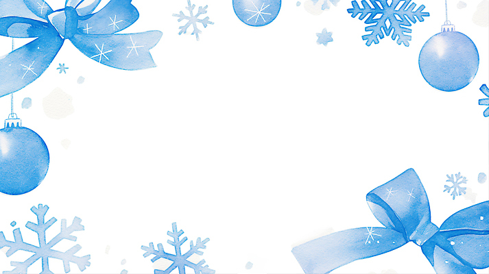 JPG 디자인 계절 리본 예술 컬러 백그라운드 크리스마스 겨울 일러스트 공 수채화 프레임 그래픽 장식 파란색 축제 눈송이 분위기 그림 오너먼트 국내일러스트 기념일 컨셉 크리스마스장식 눈_날씨 파일형식