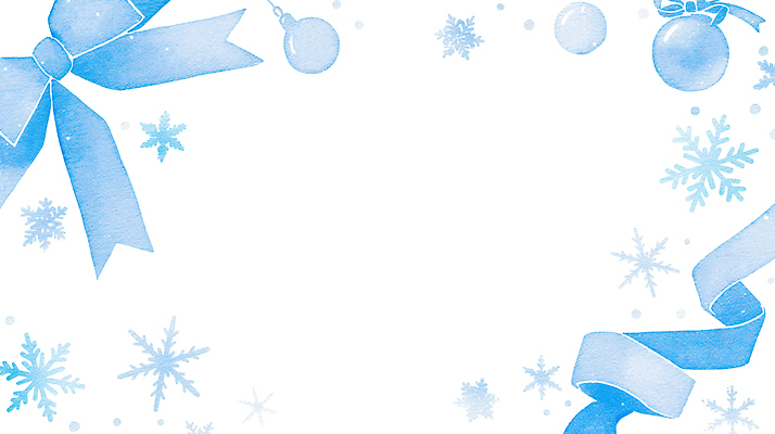 JPG 전통 디자인 리본 예술 백그라운드 크리스마스장식 크리스마스 겨울 패턴 일러스트 수채화 프레임 장식 파란색 축제 흰색 눈송이 그림 색감 오너먼트 겨울배경 국내일러스트 계절 기념일 컬러 무늬 눈_날씨 파일형식