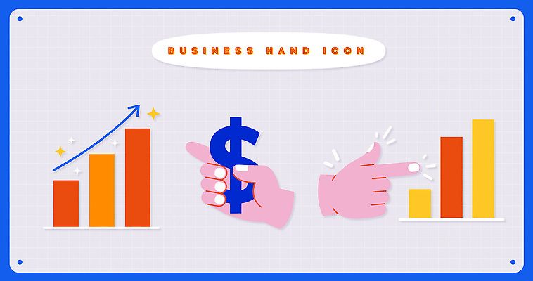 손 디자인 돈 일러스트 비즈니스 성공 그래프 경제 자료 가리킴 분석 투자 상승 피드백 국내일러스트 AI파일 컨셉 손짓 신체부위 재산 파일형식 벡터