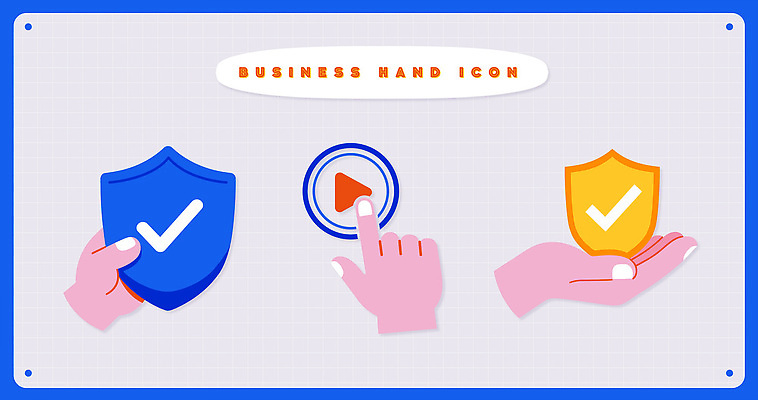 손 디자인 컬러 일러스트 비즈니스 모션 버튼 선택 국내일러스트 AI파일 컨셉 신체부위 파일형식 벡터
