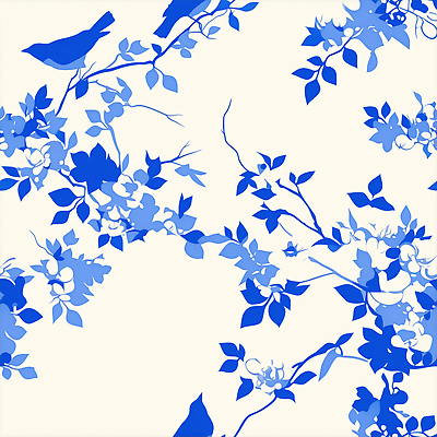 JPG 식물 디자인 꽃 예술 상징 백그라운드 잎 무늬 패턴 일러스트 자연 조류 생명 그래픽 장식 파란색 나뭇가지 조화 꾸밈 국내일러스트 나무 동물 컬러 생태계 파일형식