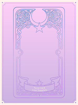모양 디자인 예술 선 상징 분홍색 컬러 백그라운드 패턴 일러스트 프레임 미술 그래픽 장식 보라색 운세 팬시 내용 창작 타로 타로카드 스타일 아르누보 국내일러스트 AI파일 무늬 문화예술 트럼프 파일형식 벡터